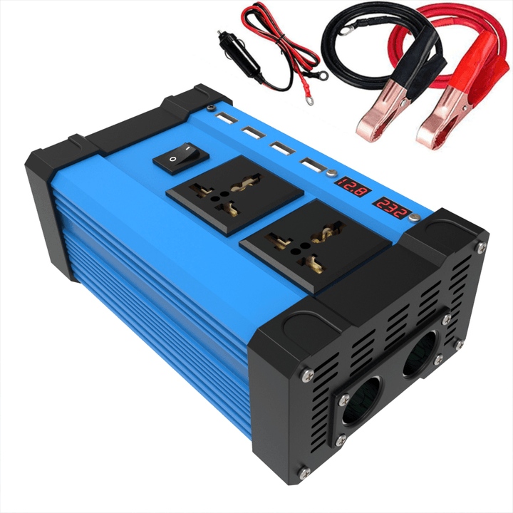 Solar Power Generation System Dual USB 18W Solar Panel+4000W Power Inverter with Dual USB Charger Ports+30A Solar Charge Controller Solar System Set - MRSLM