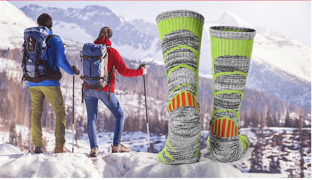 Mountaineering Mid Length Ski Socks Thick - MRSLM