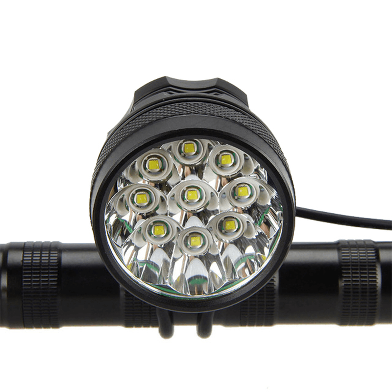 2Pcs XANES ML02 4500LM 9T6 Super Bright Mountain Bike Light IP65 Waterproof Intelligent Circuit Control - MRSLM
