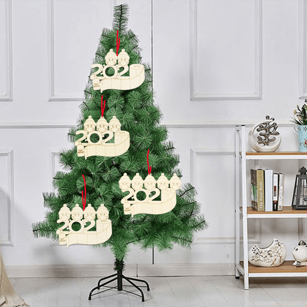 Christmas Tree Hanging Decorations Gifts DIY Hanging Pendant Christmas Ornament for Home Decor - MRSLM