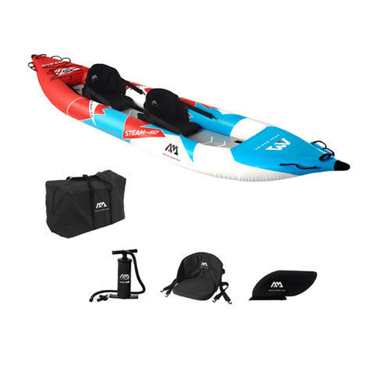 Aqua Marina Inflatable Fishing Kayak Single Double Inflatable Boat Drifting Surfing Rubber Boat Water Fishing Tools - MRSLM