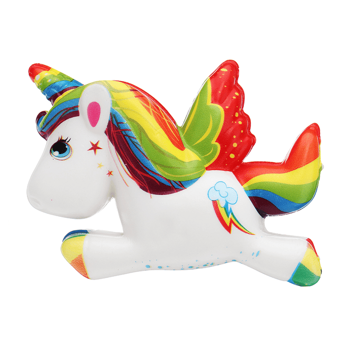 IKUURANI Unicorn Squishy 10.5*8CM Cute Slow Rising Toy Decor Gift with Original Packing - MRSLM
