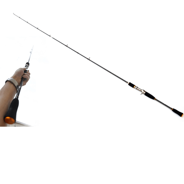 LEO 1.8M 2.1M Lure Carbon Casting Fishing Rod Travel Sea Fishing Pole - MRSLM