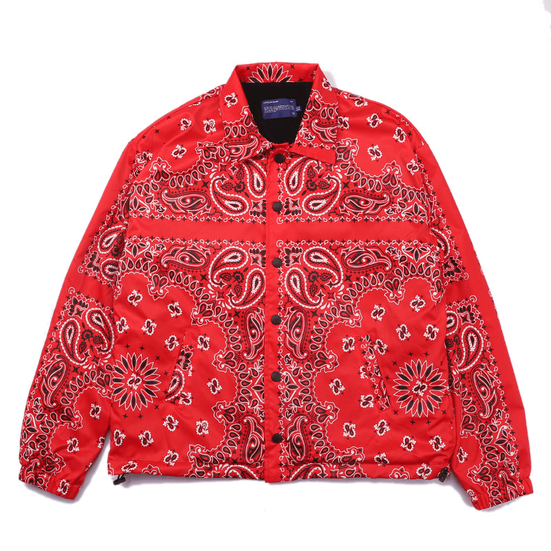 Men'S Fashion Vintage Cashew Flower Jacket - MRSLM