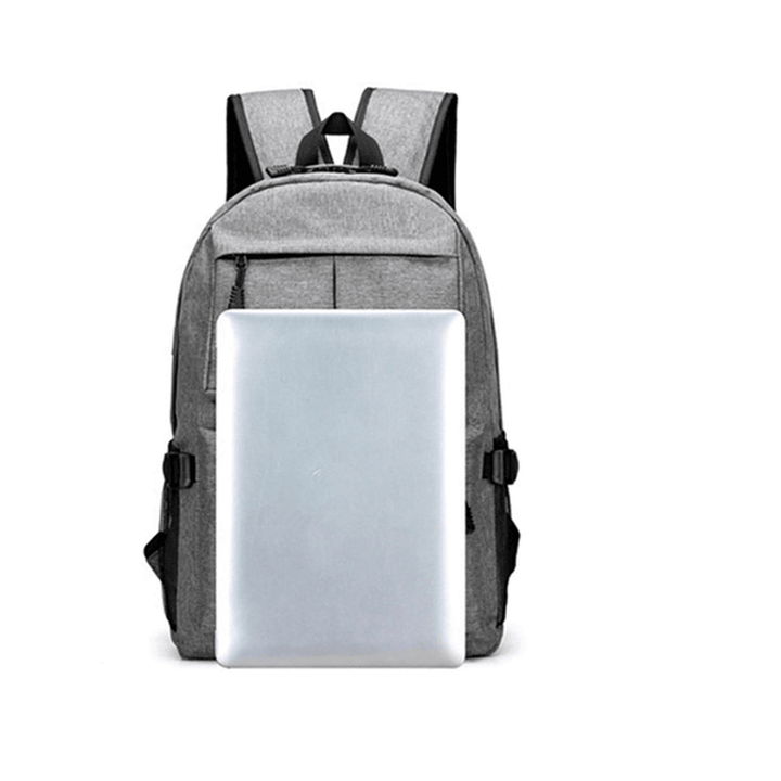 Men Waterproof Laptop Backpack Travel Bag with USB Charging Port - MRSLM