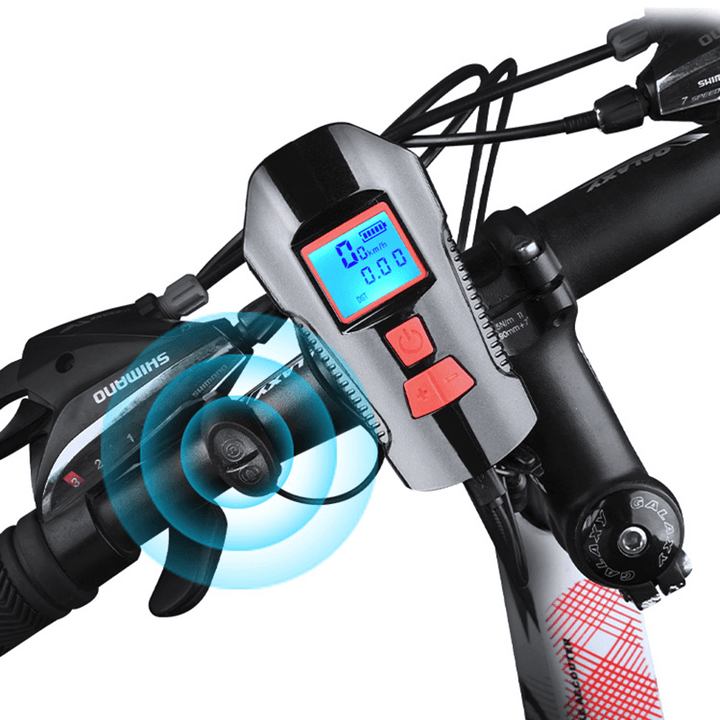 XANES SFL15 Bike Light Bicycle Cycling Horn Computer USB Rechargeable Waterproof Motorcycle E - MRSLM