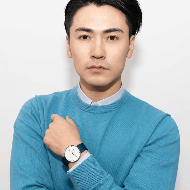 TIMEROLLS COB Ultra-Thin Luminous Display 30M Waterproof Leather Strap Quartz Watch from Xiaomi Youpin Non-Original - MRSLM