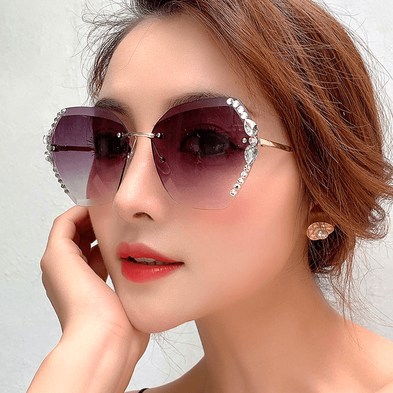Diamond Cut-Edge Sunglasses Ladies Hot Sale Source - MRSLM