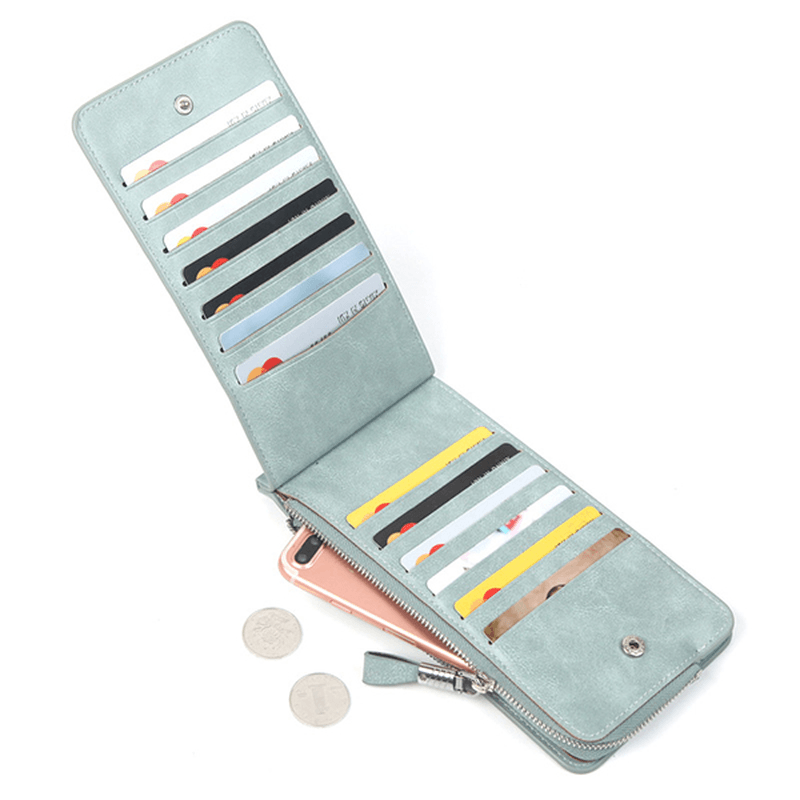 Trifold Men and Women Ultra-Thin 26 Card Slot Wallet - MRSLM