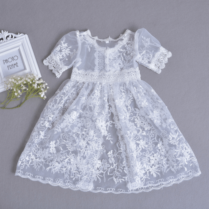 Cross Border for Fast Selling Baby Princess Dress, Baby Wash Gown, Lace Dress, Three Sets of Full Moon Skirt - MRSLM