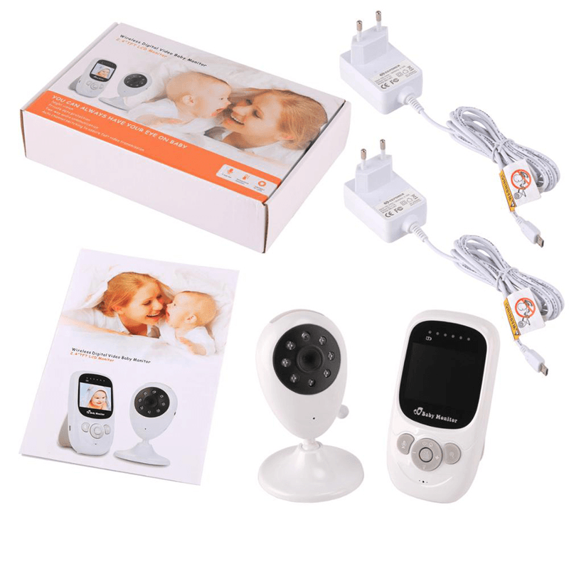 INQMEGA SP880 Wireless Baby Monitor Wifi Camera 2.4 Inch LCD Digital Night Vision Radio Baby Sleeping Monitor Video Camera - EU Plug - MRSLM