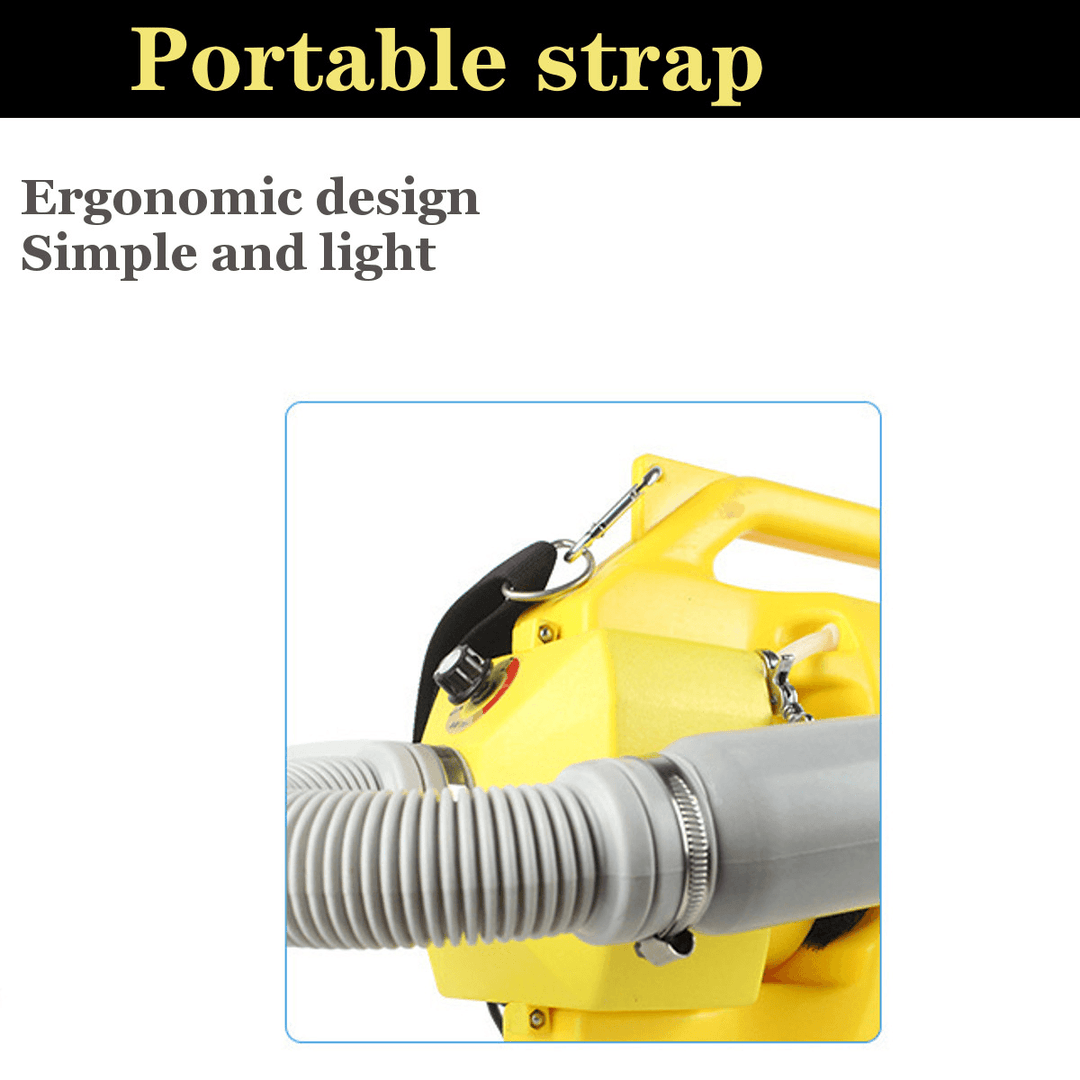 5L 1000W Electric ULV Fogger Sprayer Intelligent Disinfection for Indoor-Outdoor up to 3-8M - MRSLM