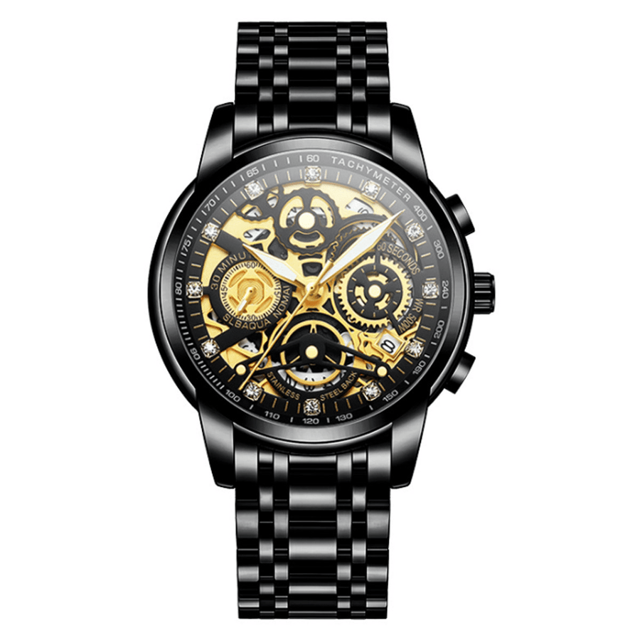 NEKTOM 8202 Fashion Men Watch Waterproof Chronograph Luminous Date Display Quartz Watch - MRSLM