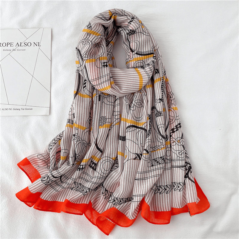 Fashion Scarf Women Cotton and Linen Shawl Europe and America - MRSLM