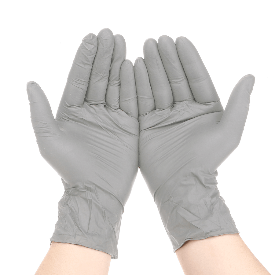 S/M/L 100Pcs Disposable Gloves Nitrile Free Sterile Glove for Picnic Food Cleaning - MRSLM