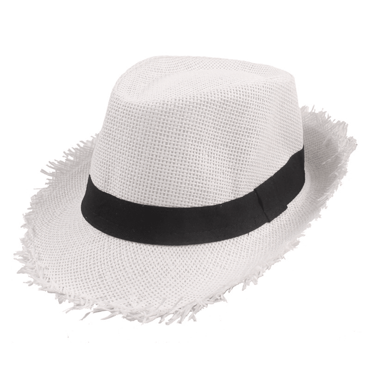 Top Men'S Old Top Hats Straw Hats Summer Sun - MRSLM