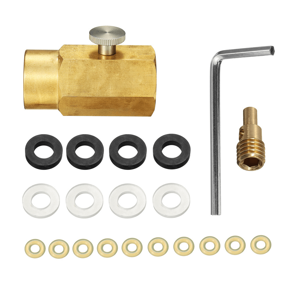 CO2 Refill Adapter Connector Cylinder Kit CGA320 Thread Set for Filling Tank - MRSLM