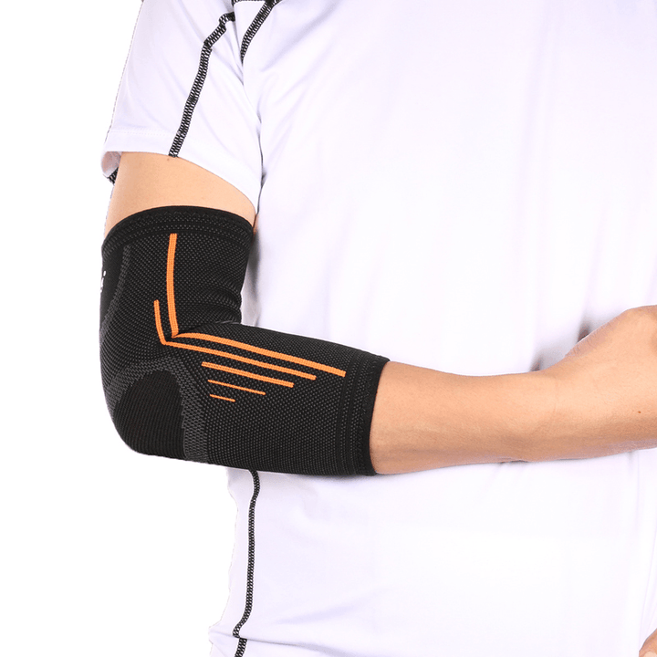 Mumian A26 Elbow Support Elastic Gym Sport Elbow Protective Pad Absorb Sweat Basketball Arm Sleeve Fitness Safety Brace - MRSLM