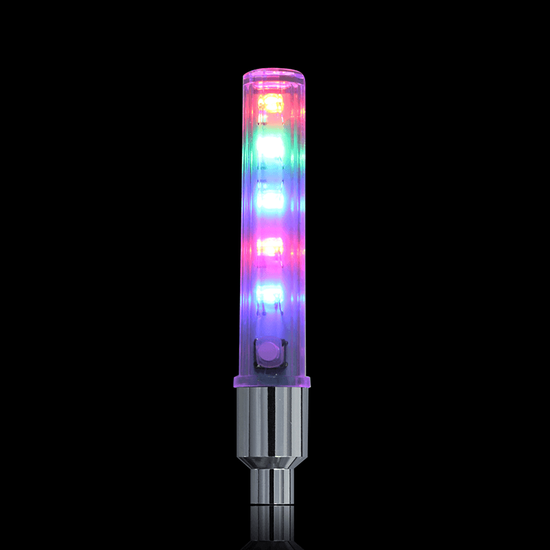 4PCS XANES WL03 5 LED 7 Modes 6 Batteries Bicycle Colorful Wheel Light Nozzle Spoke Light - MRSLM