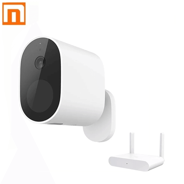 XIAOMI Smart Outdoor Security Camera 1080P Wireless 5700Mah Rechargeable Battery Powered IP65 Waterproof Home Security Camera with WDR Smart Night Vision Two-Way Audio PIR Human Detection Support TF Card U Disk Cloud Storage - MRSLM