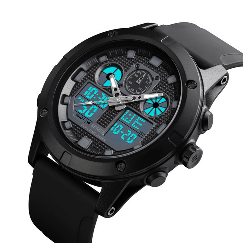 SKMEI 1514 Outdoor Sports 50M Waterproof Chronograph Stopwatch Digital Watch Men Watch - MRSLM