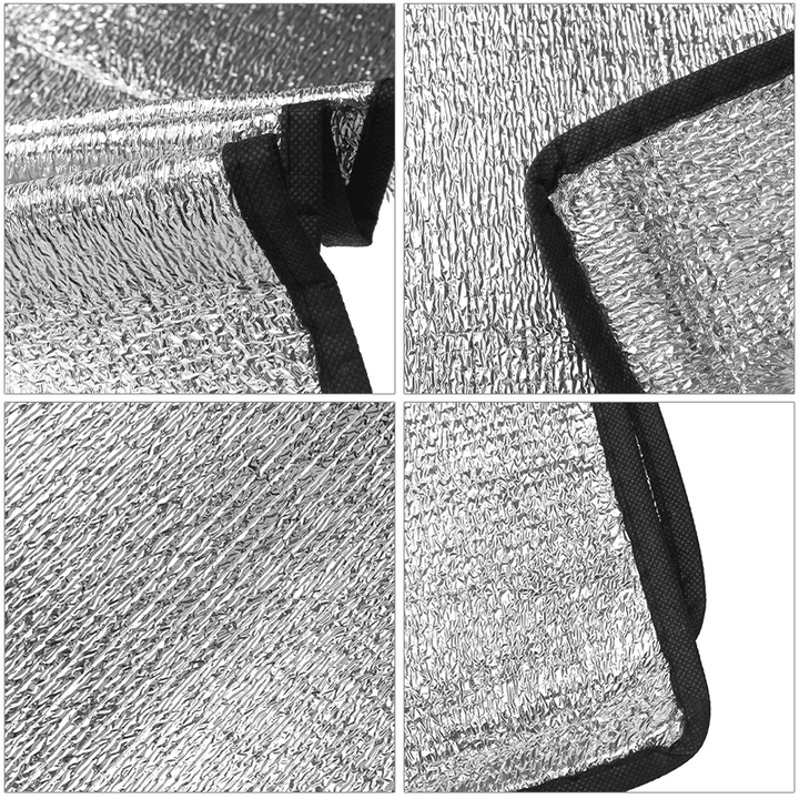 Double-Sided Aluminum Film Picnic Mat Foldable Sleeping Pad Waterproof Aluminum Foil for Outdoor Picnic Camping - MRSLM