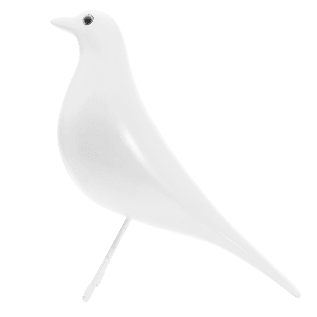 11'' Bird Desk Ornament House Resin Pigeon Gift Office Home Window Table Decorations - MRSLM