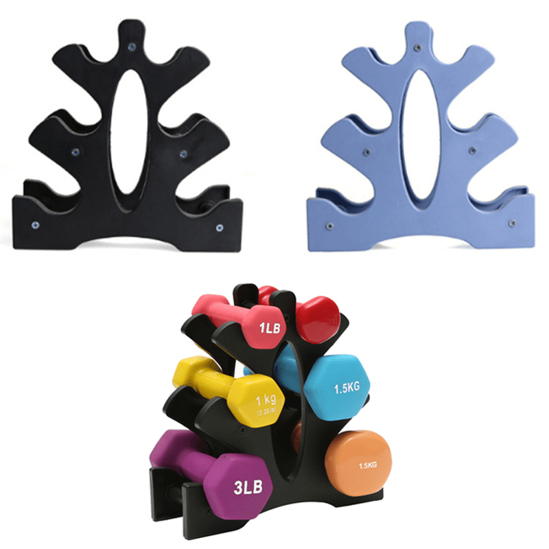 PVC Small Dumbbells Rack Bracket Holder for Household Fitness Home Women Men Body Building Exercise Equipment - MRSLM