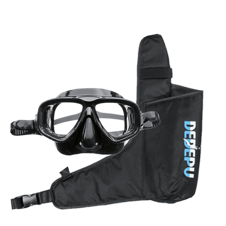 DEDEPU Scuba Diving Set 1L Diving Tank with Snorkelling Glasses+Storage Bag Underwater Mini Scuba Tank Accessories - MRSLM