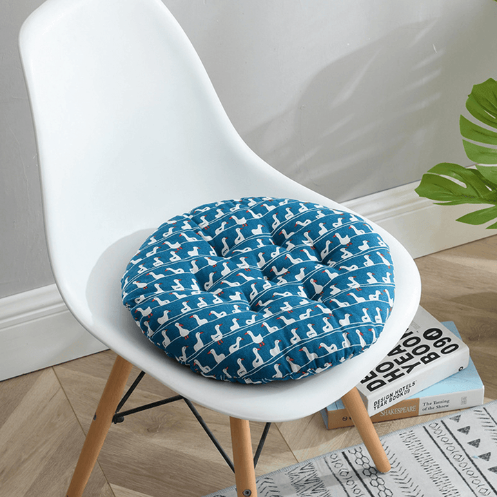 45*45Cm round Chair Seat Back Cushions Pad Sofa Pillow Home Office Decorations - MRSLM