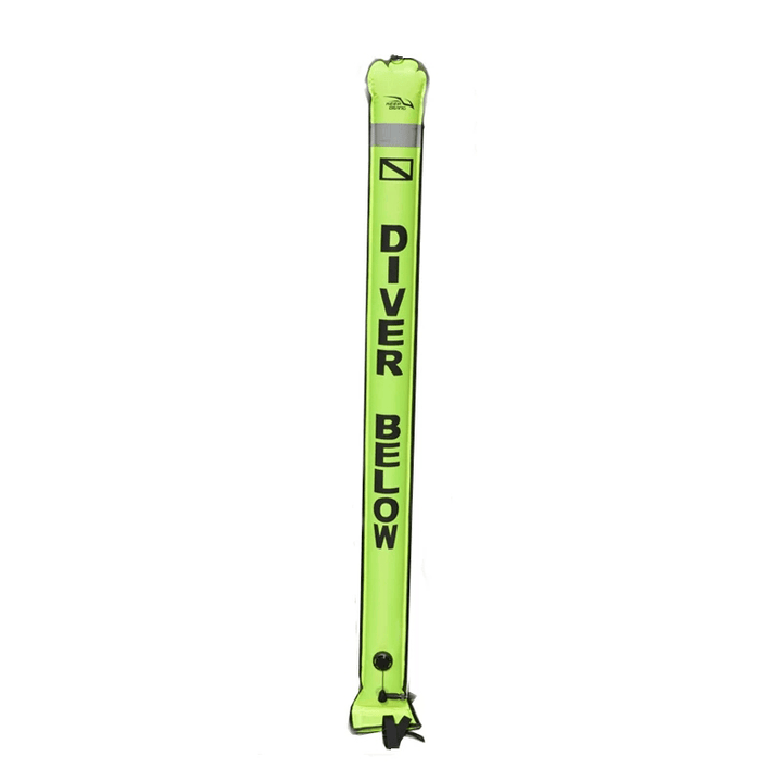 KEEP DIVING 1.2M/1.5M/1.8M Surface Buoy SMB Professional Scuba Diving Inflatable Safety Sausage Signal Tube - MRSLM