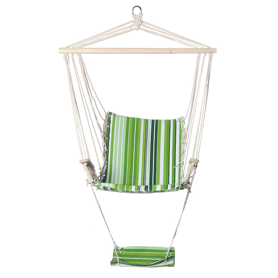 Cotton Hammock Chair Comfortable Hanging Swing Seat Swing Cushion Outdoor Indoor Garden Max Load 150Kg - MRSLM