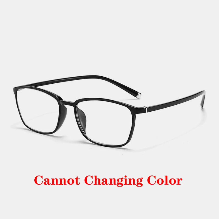 Unisex Bendable Anti-Blue Light Changing Color Full Frame Multifocal Dual-Use Reading Glasses Presbyopic Glasses - MRSLM