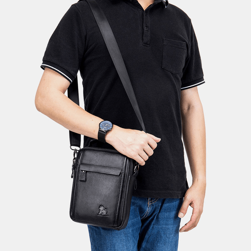 Men Fashion Crossbody Multifunctional Shoulder Bag Handbag - MRSLM