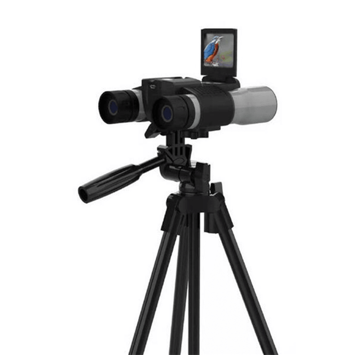 Ipree® 12X32 Digital Telescope 2.0 HD Screen Binocular 270° Rotating Digital Camera Photo Video-Recording for Camping Travel - MRSLM