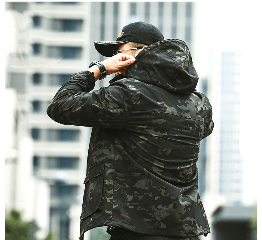 Fashion Simple Men'S Outdoor Camouflage Jacket - MRSLM