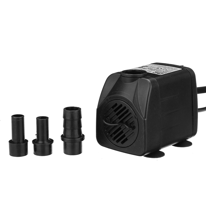 3/4/10/16W Illuminated Small Water Pump Fish Tank Submersible Pump with Colorful Lamp for Aquarium Fountain Garden Pond - MRSLM