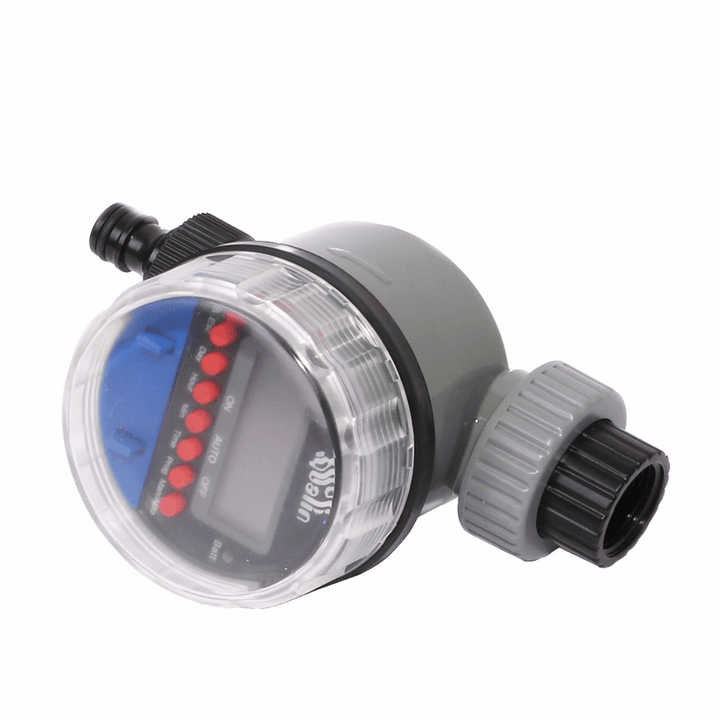 Aqualin Automatic Electronic Ball Valve Water Timer Home Garden Irrigation Controller LCD Display - MRSLM