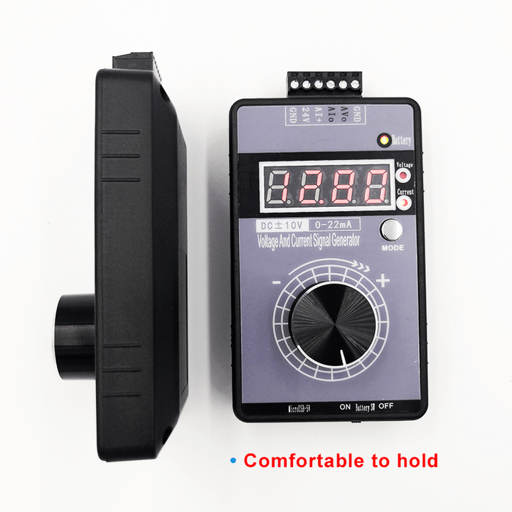 4-20Ma 0-10V 0-5V Signal Generator High Precision Handheld Adjustable Voltage Current Simulator Sink Source for Transmitter - MRSLM