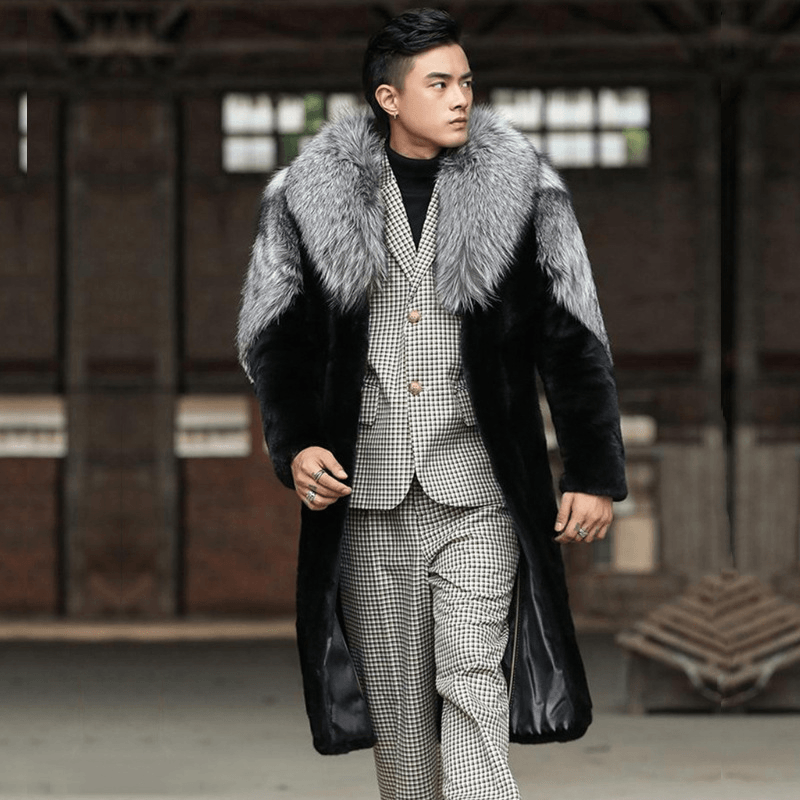 Men'S Fur Jacket Mink Thermal Top - MRSLM