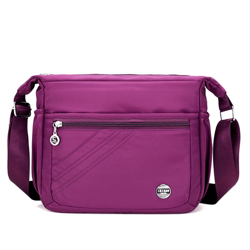 Nylon Waterproof Light Weight Crossbody Bag Leisure Travel Shoulder Bag for Women - MRSLM