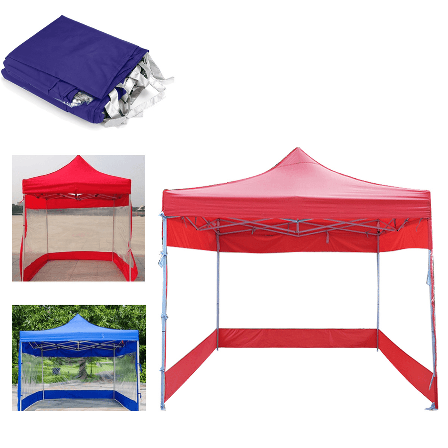 30FT Canopy Tent 3 Sides Wall Waterproof Windproof Shelter Strap Outdoor Camping Picnic Tent Cover - MRSLM