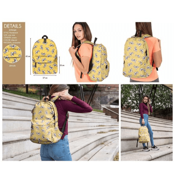 Women Men Best Backpack Girl School Shoulder Bag Rucksack Satchel Travel Handbag - MRSLM