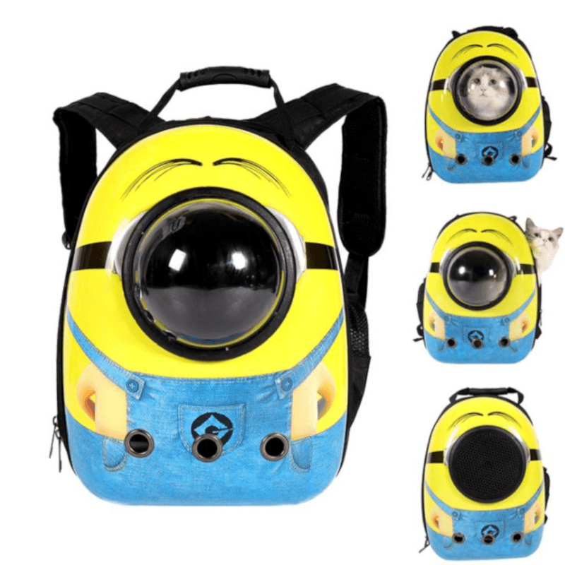 Cat Carrier Bag PC Material Waterproof Breathable Backpack Travel Bag Space Capsule for Pet - MRSLM