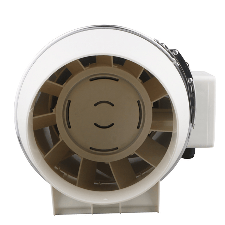 4'' Silent Inline Rotating Duct Fan Booster Exhaust Air Extractor Ventilation Fan Exhaust Fan - MRSLM