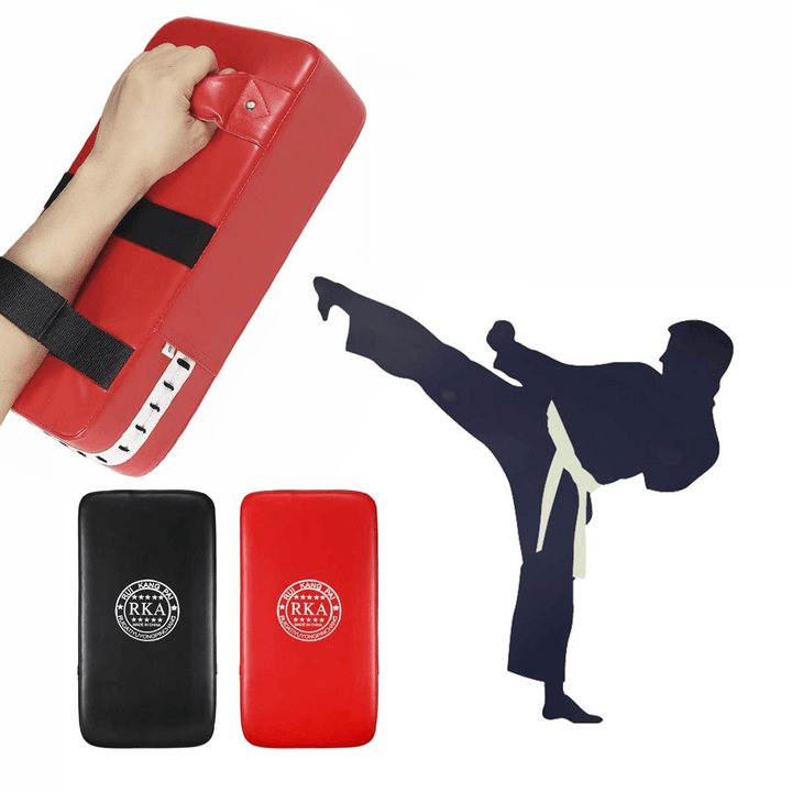 Kick Boxing Pads Curved MMA Thai Training Punch Bag PU Leather Boxing Target Outdoor Sport Fitness - MRSLM