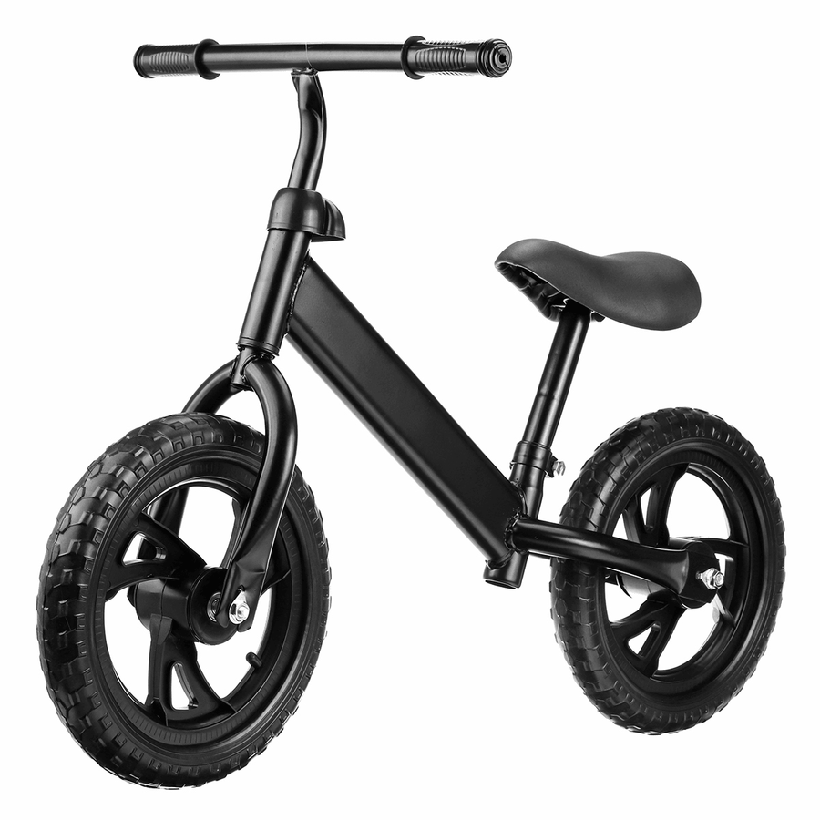 12Inch Kid Push Balance Bike Adjustable No-Pedal Children Beginner Rider Training Toddler for over 2 Years Old Christmas Gift - MRSLM
