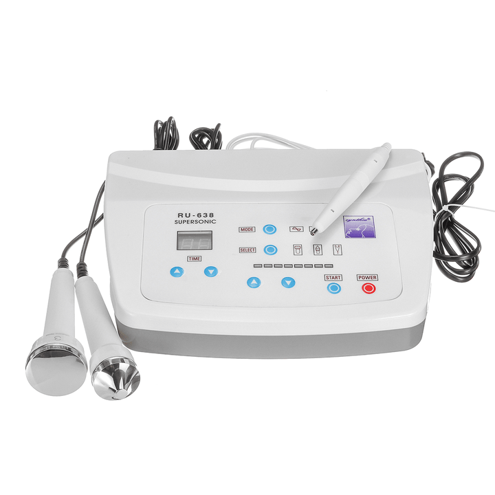 220V 2 in 1 Scanning Skin Spot Instrument Beauty Body Ultrasonic Beauty Instrument Beauty Machine Equipment Skin Cleansing - MRSLM