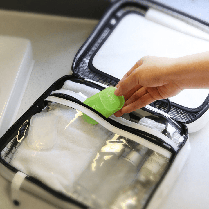 100Pcs Travel Disposable Soap Paper Outdoor Portable Hand Washing Slice Sheets Mini Soap Paper - MRSLM