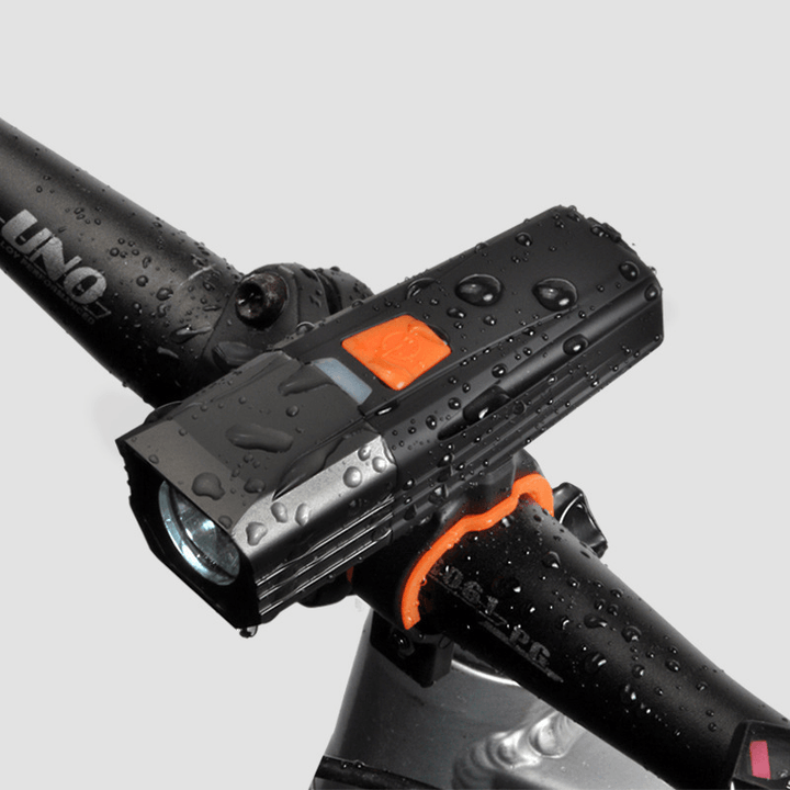 XANES® XL35 900 Lumens Bicycle Headlight USB Rechargeable 5 Modes Waterproof Bike Light - MRSLM
